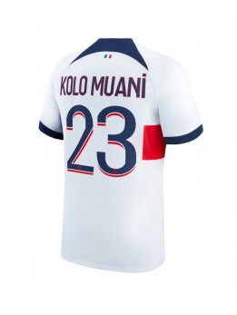 Paris Saint-Germain Randal Kolo Muani #23 Auswärtstrikot 2023-24 Kurzarm